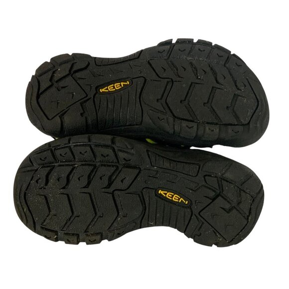 Keen Newport H2 Boys Sandals Size 13 Black Green Waterproof Washable - Picture 9 of 11